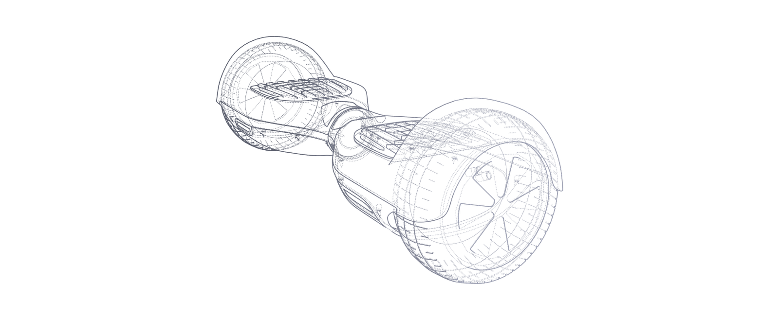 escooter-wireframe